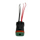 Rear lamp connector 721/11244 JCB, aftermarket
