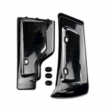 Black left cab apron corner 333/P6466 JCB, aftermarket