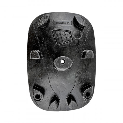 Black stabiliser rubber pad 980/88215 JCB 3CX/4CX, aftermarket
