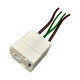 Starter relay connector with wires, aftermarket