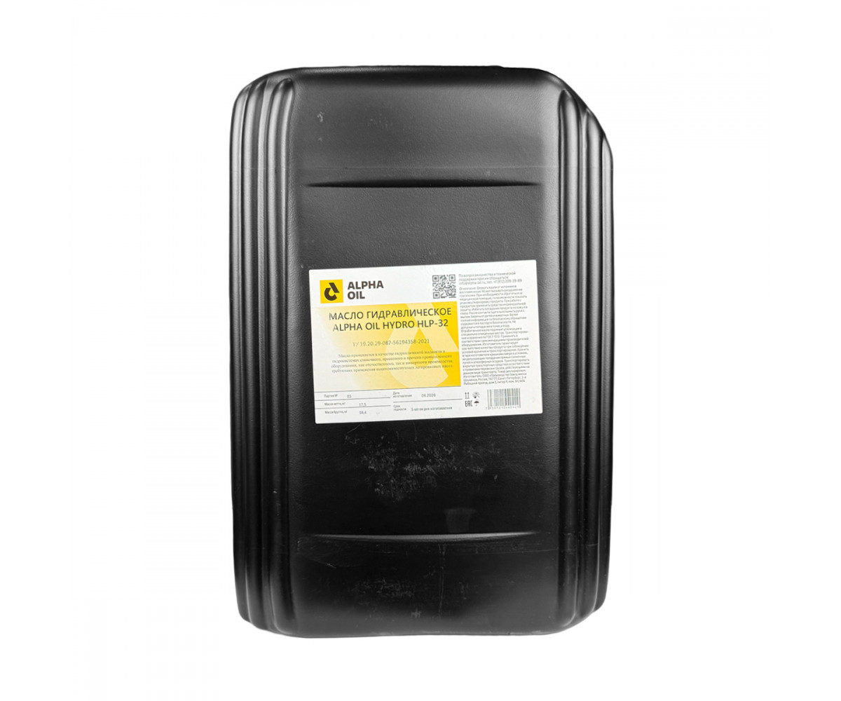 ALPHA OIL Hydro HLP 32 hydraulic oil, 20 l, aftermarket