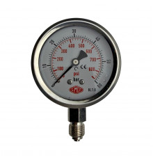 63 mm, 0-400 bar manometre, muadil