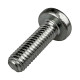 Round head bolt M8x25 320/B0730 JCB 444, genuine, option 1