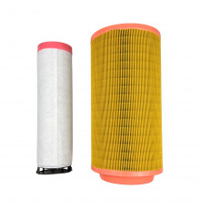 Air filter kit (outer + inner) 580/12020+12021 JCB JS, aftermarket
